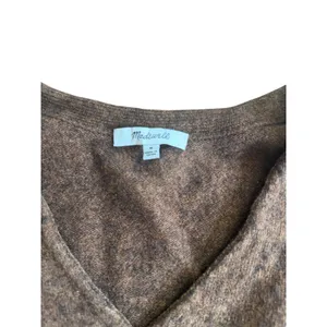 Madewell Womens Brown Merino Wool Blend V-Neck Button Front Cardigan Sweater M thumbnail 3