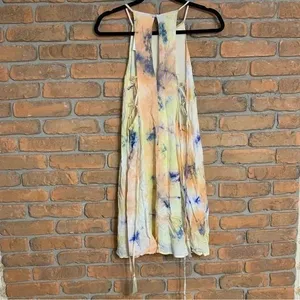 LUNIK Wild Bloom Dress womens Medium‎ Tie Dye Sleeveless Summer Pastel Flowy thumbnail 2