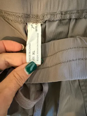 Willow Drive Women's Gray Cargo Wide Leg Parachute Pants XL thumbnail 2