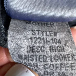 Mother Denim Looker High Rise Skinny Jeans Dark Wash Size 24 thumbnail 6