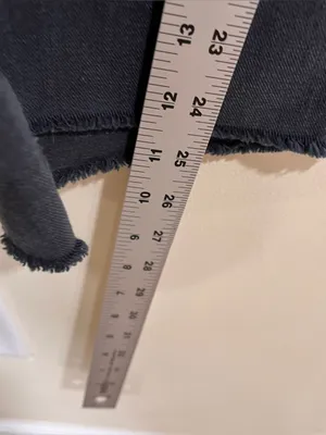 Mother The Insider Crop Step FrayJeans in Night in Paris Size 27 EUC thumbnail 5