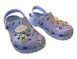 Crocs Disney Parks Purple 100th Anniversary Clog Shoe Size M 5 W 7 thumbnail 1
