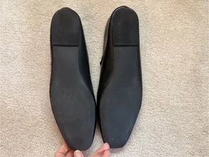 Steve Madden‎ Maple Black Leather Mary Jane Ballet Flats Size 12 thumbnail 3
