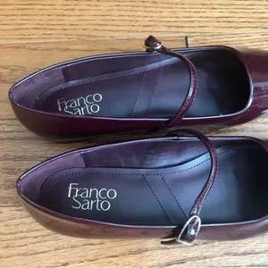 Franco Sarto Tinsley Patent Leather Burgundy Mary Jane Flats Women’s SZ 7.5 NWOT thumbnail 5