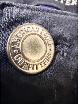 American Eagle Women’s Jegging Jeans Size 8 Reg Black Super Stretch Distressed thumbnail 5