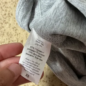 Beyond‎ Yoga Spacedye High Waisted Biker Shorts Grey Heather SD5054 Womens XS thumbnail 8