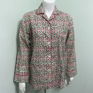 Roller Rabbit Holly Berry Christmas Pajama Top thumbnail 3