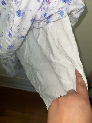 LoveShackFancy For Target White and Purple Floral Maxi Dress thumbnail 8