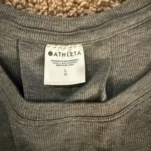 Athleta Heather Gray Short Sleeve Tee thumbnail 3