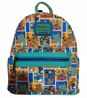 Disney Parks Loungefly Mickey & Friends Play in the Park Backpack NWT thumbnail 1
