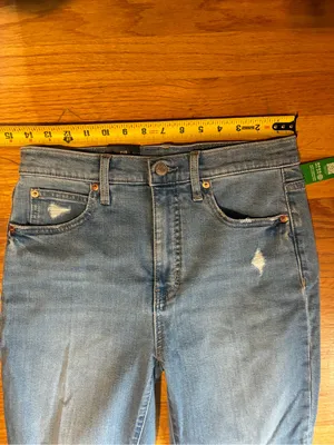 Gap Kick Fit High Rise Denim Slim Stretch Jeans Blue Women's Size 28/6 Short NWT thumbnail 9