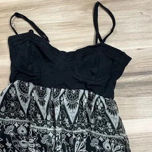 Billabong Sweet Lyrics Maxi Dress with Bustier-like Top Women’s Small thumbnail 5
