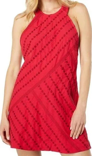 Free People Juni Embroidered Mini Crisscross Dress New Without Tags thumbnail 1