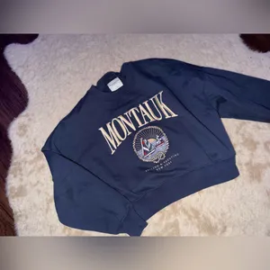 Abercrombie and Fitch Montauk embroidered crewneck $120 sold out winter casual thumbnail 3