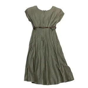 Vintage Hearts Linen Blend Dress thumbnail 6