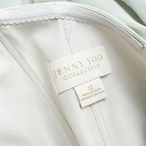 Jenny Yoo - ‎ Bridesmaid Elsie Off The Shoulder Flutter Sleeve Chiffon Dress thumbnail 4