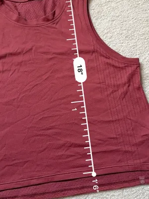 Lululemon High-Neck Split-Hem Running Tank Moonlit Magenta Approx Size 4 thumbnail 5