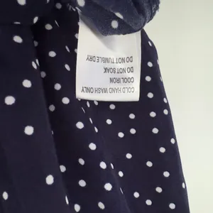 White Fox Polka Dot Mini Dress sleeveless ruffle tie bow back v-neck lightweight thumbnail 13