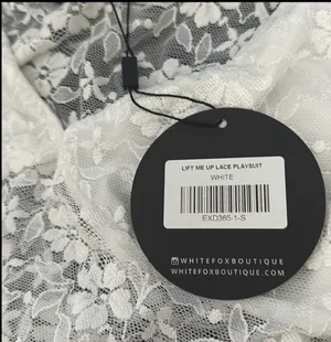 Lift Me Up Playsuit White thumbnail 9