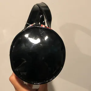 Novelty Black Musical Theatre Print Barrel Mini Bag thumbnail 3