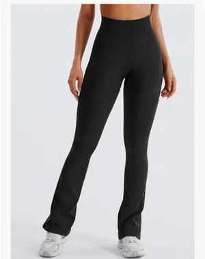 YEOREO Mini Flare Leggings Womens Workout Butt Lifting Legging Hidden Scrunch Seamless thumbnail 4