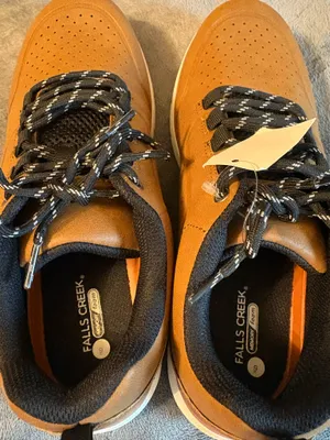 Falls Creek Men's Casual Lace-Up Sneakers in Juno Brown Size 9 thumbnail 4