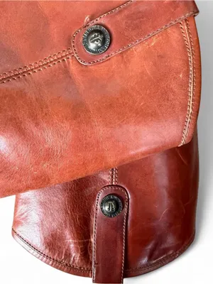 Frye Women’s 5 B Brown Leather Riding Boots Tall Knee High Pull On Classic thumbnail 12