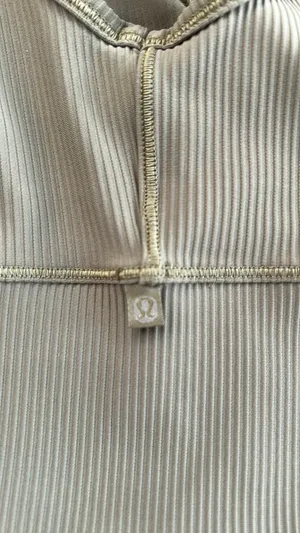 green lululemon ribbed tank top thumbnail 2