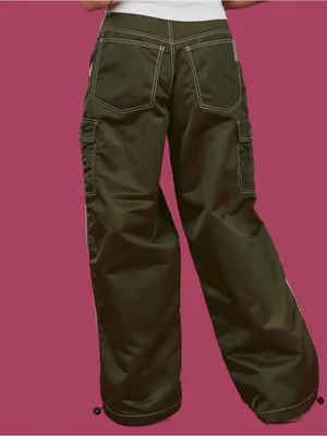 UNIF HTTP Pant Olive Green Baggy Streetwear Size 25 thumbnail 3