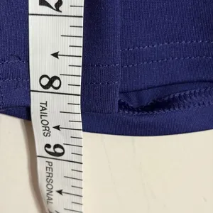 Tek Gear Womens High Waisted Bike Shorts Blue Side Pockets Size S RN73277 thumbnail 5