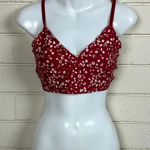Lucky Brand Red Floral Bra size XL thumbnail 6