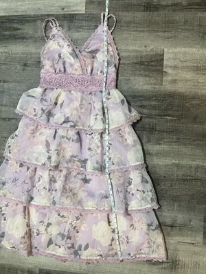 AROSE STUDIO Sylvie Midi Ruffle Tiered Dress thumbnail 8