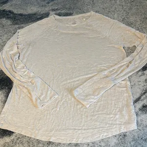 Aerie Offline Long Sleeve Shirt oatmeal cream color Size‎ small thumbnail 1