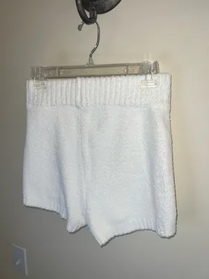 UGG‎ Finola Fuzzy Lounge Shorts Cream Cozy Soft Women’s Size S NWT thumbnail 4