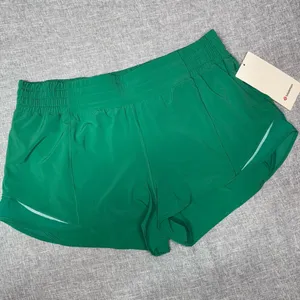 Lululemon Hotty Hot High Rise Athletic Short in Kelly Green Size 12 NWT thumbnail 5
