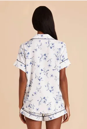 Birdy Grey Jonny Satin Floral Pajamas thumbnail 2