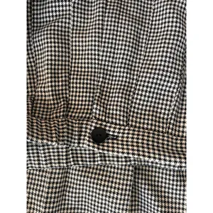VTG Susan Bristol Black White Houndstooth Pleated Skirt Size 14 Preppy Academia thumbnail 10