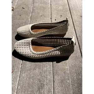 Blowfish Malibu Womens Woven Ballet Flats Bardot Beige Slip On Shoes Size 39/8.5 thumbnail 2