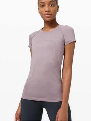 lululemon swiftly Short Sleeve Tee in Light Lavender thumbnail 2