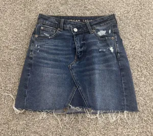 American eagle jean skirt thumbnail 1