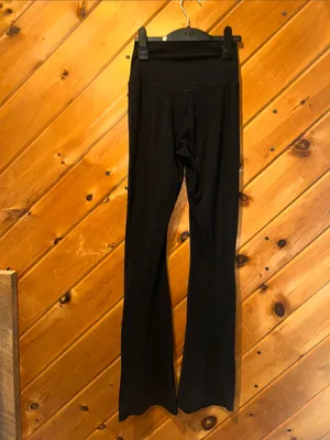 OFFLINE By Aerie Real Me High Waisted Crossover Flare black Legging thumbnail 10
