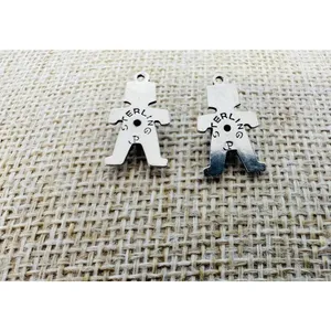 JP Sterling Silver Turquoise Pierced Earrings‎ Pendant Charm Southwestern Tribal thumbnail 3
