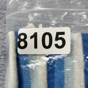 Zara Knit Dress Women's Medium Blue‎ White Vertical Stripe Linen Blend Maxi Slit thumbnail 10