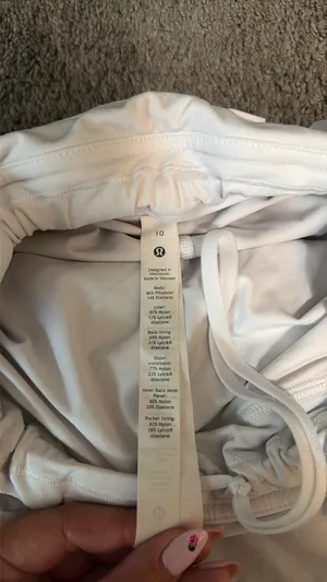 Lululemon White Athletic Skirt Size 10 thumbnail 3