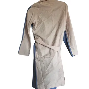 New Belted Trench Coat In Color Khaki / Blue thumbnail 12