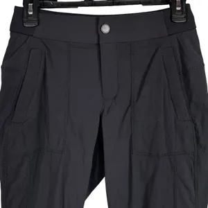 Athleta SZ 0 Trekkie Cropped Pants Stretch Quick-Dry Zip Pockets Lightweight thumbnail 2