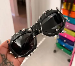 Black Studded Sunglasses thumbnail 1