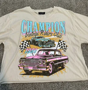 Graphic Crop Top thumbnail 1