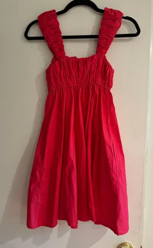 Abercrombie And Fitch Ruffle Dress Xs thumbnail 5