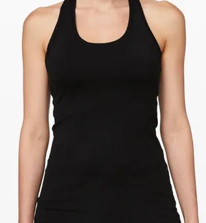 Lululemon black racer back yoga tank top thumbnail 1